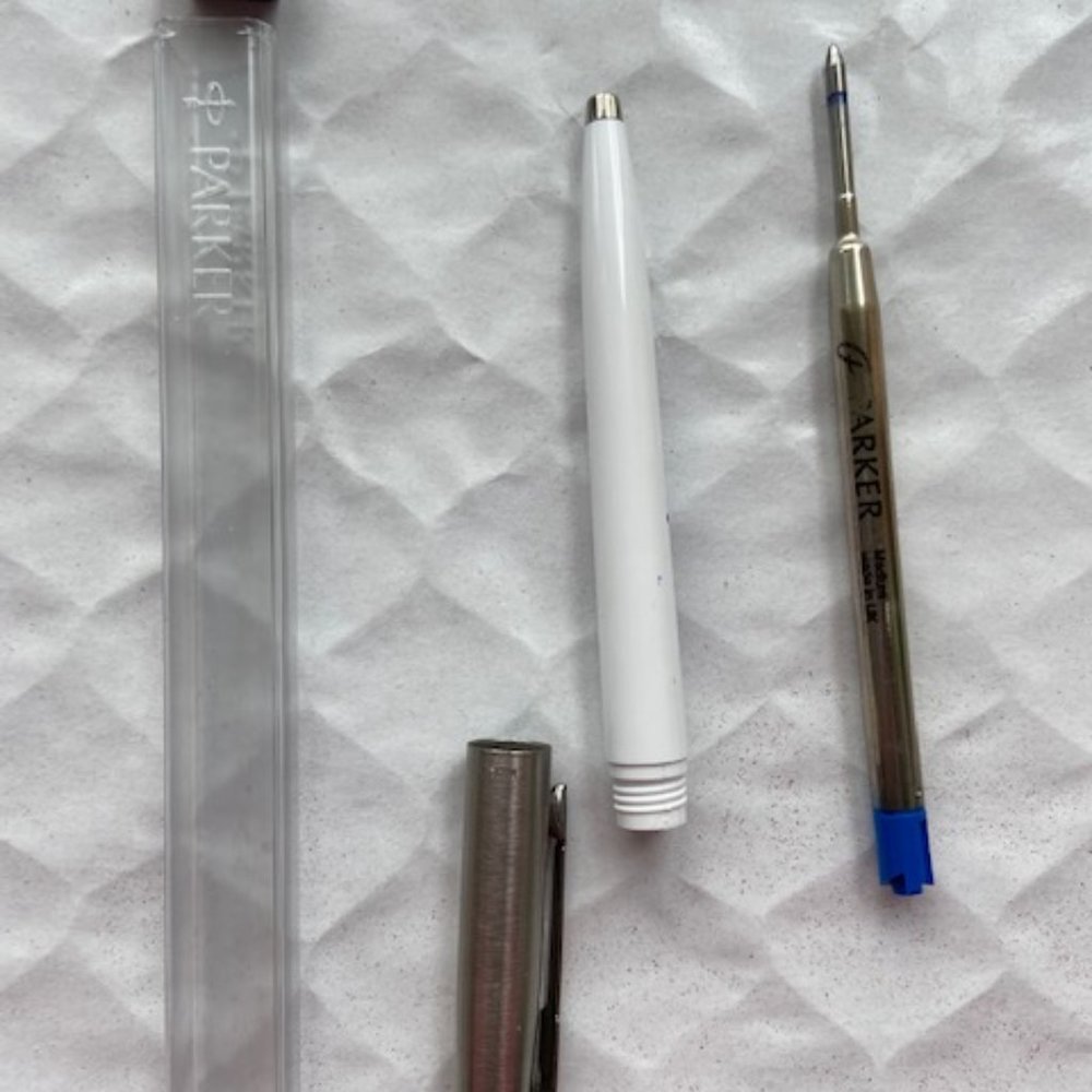 - Parker writing ball point pen with original Parker refill